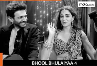 Ananya Panday to play ‘Manjulika’ in Bhool Bhulaiyaa 4? Kartik Aaryan’s birthday wish sparks speculation - WATCH