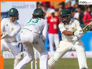 PAK vs SA,1st Test: शतक से चूके इमाम-उल-हक, मसूद-रिजवान और आगा की फिफ्टी, पाकिस्तान का स्कोर 313/5
