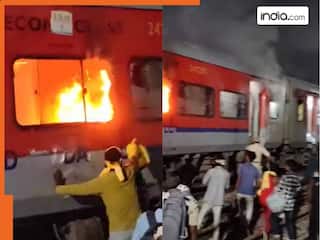 अमृतसर से बिहार जा रही जनसेवा एक्सप्रेस में लगी भीषण आग, यात्रियों में मचा हड़कंप; धू-धू कर जली ट्रेन की बोगी