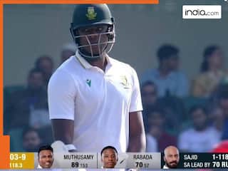 कगिसो रबाडा और सेनुरान मुथुसामी ने छुड़ाए पाकिस्तान के पसीने- 10वें विकेट के लिए जोड़े 98 रन, PAK से 71 रन आगे