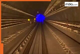 In THIS city, trains run at the speed of a cheetah, not above water, but below it, you have to descend 11 floors to travel in this train