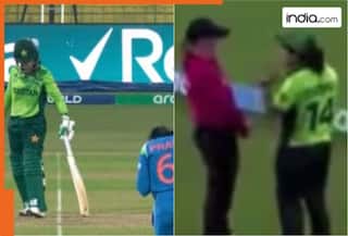 WATCH: OUT or NOT OUT... Controversy erupts during India vs Pakistan Women's World Cup match