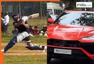 WATCH: Rohit Sharma hits his own Lamborghini worth Rs 40000000 with a HUGE six ahead of Australia series? Here's what we know