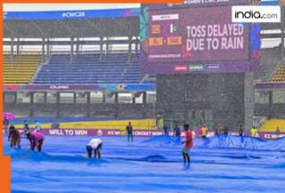 ICC Women's World Cup: Rain plays spoilsport as Sri Lanka vs Pakistan match abandoned