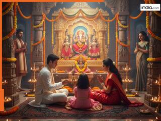 Diwali 2025: आज दिवाली के दिन इस शुभ मुहूर्त में करें लक्ष्मी-गणेश का पूजन, घर में आएगी सुख-समृद्धि