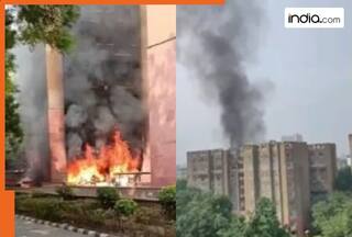 Massive fire erupts at MPs' Brahmaputra Apartments near Parliament House; serious questions raised over non-functional fire-fighting equipment
