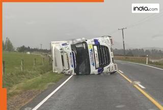 New Zealand: Strong winds, reaching 230 kmph, force cancellations of over 200 flights, disrupt transport; red warning issued