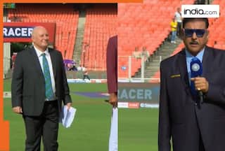 'Right from the Hot Seat…': Ravi Shastri's Andy Pycroft introduction at IND vs WI 1st Test toss after Asia Cup 2025 drama goes viral