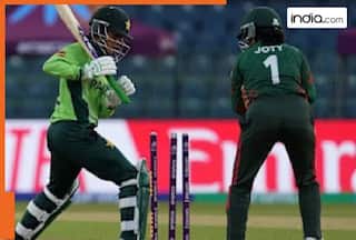 WATCH: Pakistan batter becomes just the second player to face rare dismissal in World cup history