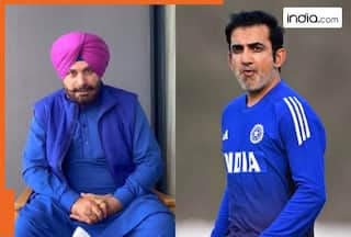 Navjot Singh Sidhu SLAMS fake post targeting Ajit Agarkar, Gautam Gambhir, says, 'Shame...'