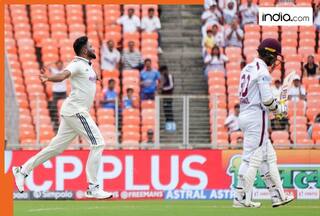 WATCH: Mohammed Siraj, Jasprit Bumrah rock West Indies early at Narendra Modi Stadium