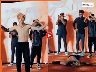 VIDEO: लड़की को इंप्रेस करने के चक्कर में टूट गई हड्डी, गिरा तो दोबारा खड़ा नहीं हुआ लड़का