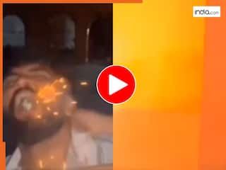 VIDEO: दोस्त के मुंह में रख दिया सुतली बम, फिर वहीं खड़े होकर हंसने लगे यार