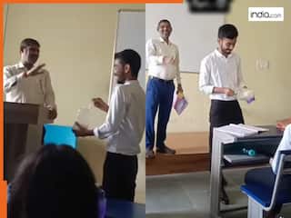 VIDEO: बर्थडे पर क्लास में चीनी बांटने लगा स्टूडेंट, टीचर बोले- मुझे दे भाई इसकी चाय बना दूंगा