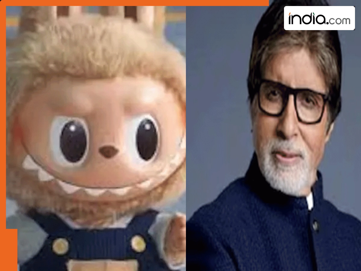 'देवियों और सज्जनों, पेश है 'लाबूबू', अमिताभ बच्चन ने गाड़ी में लटकी दिखाई Labubu Doll, लोग बोले- हनुमान चालीसा तो..