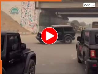 Viral Stunt Video: ट्रैफिक रोक कर कार से स्टंट कर रहा था शख्स, फिर जो हुआ हिल गया दिमाग | देखें वीडियो