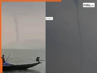 Odisha Tornado Video: ओडिशा की चिल्का झील पर दिखा डरावना बवंडर, लोग बोले- ऐसा नजारा जिंदगी में पहली बार देखा | देखें वायरल वीडियो