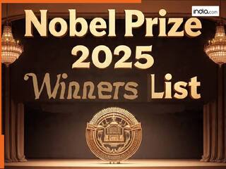 Nobel Prize 2025 Winners List: इस साल किन महान लोगों को मिला नोबेल पुरस्कार, फिजिक्स, केमिस्ट्री, लिटरेचर से पीस प्राइज तक, देखें पूरी लिस्ट