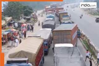 5 km in 24 hours: MASSIVE traffic jam on Delhi-Kolkata Highway, vehicles stuck for 4 days, jam stretches to Aurangabad