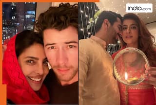 Priyanka Chopra -Nik Jonas to Ayushmann Khurrana-Tahira Kashyap, Bollywood celebs celebrate Karwa Chauth in style - See Pics
