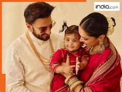 रणवीर-दीपिका ने शेयर की बेटी 'दुआ' की पहली तस्वीर, रेड ड्रेस में नन्ही परी ने जीता फैंस का दिल
