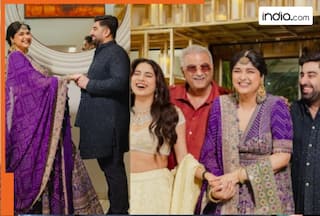 Anshula Kapoor drops FIRST pics from Gor Dhana ceremony with Rohan Thakkar; Janhvi-Shikhar's fun moment wins hearts