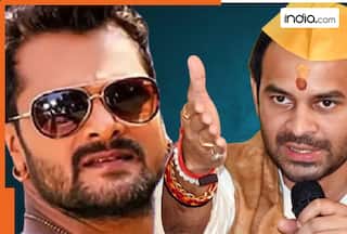 WATCH: Khesari Lal 'NACHNE WAALA', Tej Pratap Yadav takes a big jibe at RJD's candidate, says 'what job will...'
