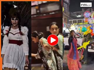 Viral Video Today: रात के अंधेरे में सड़क पर उतर गई 'एनाबेल', नजर पड़ते ही कांपने लगी पब्लिक | देखें वीडियो