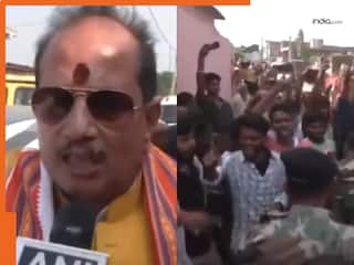 बिहार चुनाव: लखीसराय में काफिले पर भीड़ ने फेंका गोबर-पत्थर, बूथ कैप्चरिंग की कोशिश, डिप्टी CM बोले- RJD के गुंडों पर चलेगा बुलडोजर