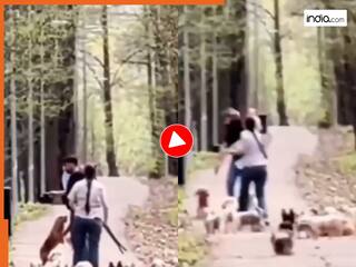 Couple Fight Video: गुस्सा आया और प्रेमी के सिर पर दे मारा डंडा, रोंगटे खड़े कर देगा 16 सेकंड का ये वीडियो