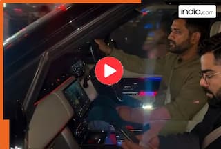 WATCH: MS Dhoni drives Virat Kohli back to team hotel after reunion dinner at Ranchi farmhouse, video goes VIRAL