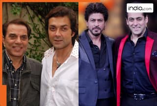 Dharmendra prayer meet: Bobby Deol, Salman Khan, Shah Rukh Khan among others pay last respects to the He-Man of Bollywood- Watch