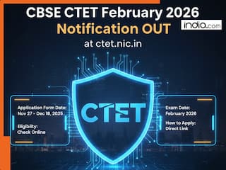 CBSE CTET February 2026 Notification OUT at ctet.nic.in, Check Application Form Date, Eligibility, How to Apply Direct Link