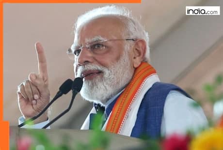 RJD placed 'katta' on Congress' head: PM Modi's BIG allegation against INDIA bloc, claims Tejashwi Yadav named CM face at 'gunpoint'