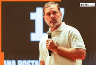 Congress stages protest in Bihar after early trends show MASSIVE saffron wave, alleges 'Vote Chori' by BJP