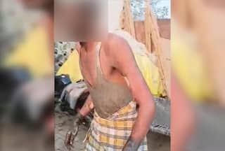 UP HORROR! Youth tied to pole, set on fire after dispute at Budaun mosque over..., CCTV shows victim buying petrol to...