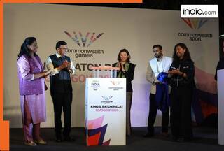 Union Minister Dr. Mansukh Mandaviya unveils King's Baton Relay in Delhi ahead of...