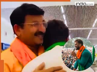 पटना एयरपोर्ट पर मिले मनोज तिवारी और खेसारी लाल यादव? RJD नेता ने जो किया वो चौंका देगा, वायरल वीडियों में देखें क्या हुई बातचीत