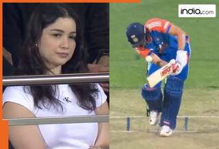 WATCH: Sara Tendulkar anxious as Shubman Gill goes for DRS in India vs Australia 3rd T20I at Hobart