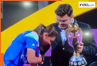 WATCH: ICC Chairman Jay Shah wins Internet with kind gesture for Harmanpreet Kaur when she tries to touch his feet
