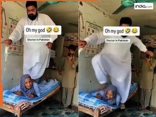 कमर दर्द का इलाज करने पहुंचा पाकिस्तानी डॉक्टर, मगर बुजुर्ग की हड्डी तोड़कर भाग निकला | देखें VIDEO