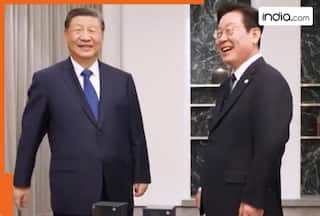 Xi gifts phone to Korean President who asks his staff to check if it has communication security; Watch video to see Xi's response