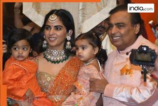 Mukesh Ambani's daughter Isha Ambani celebrates twins Aadiya And Krishna's birthday, siblings cut multi-layered cake- Watch