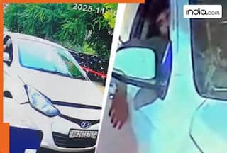 Delhi bomb blast first CCTV footage of suspect: Video shows suspect inside Hyundai i20, car parked for 3 hours near Red Fort area