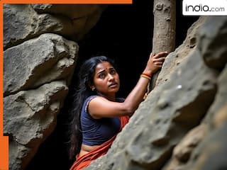 गुफा में पूजा करने गई महिला पत्थर और पेड़ के बीच फंसी, 6 घंटे की मशक्कत के बाद किया रेस्क्यू