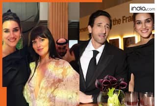 Kriti Sanon shares frame with Vampire Diaries star Nina Dobrev and Adrien Brody at ‘Women in Cinema’—SEE VIRAL PICS