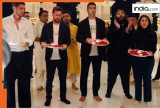 Lionel Messi offers aarti with Anant Ambani and Radhika Merchant at Vantara, performs traditional rituals- SEE VIRAL PICS