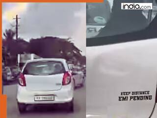 EMI पर खरीदी है कार... एक्सीडेंट से बचने के लिए शख्स ने अपनाया ये अनोखा तरीका, जानकर हंसे बिना नहीं रह पाएंगे आप