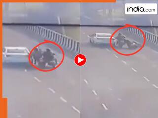 Viral Video: दिल्ली-लखनऊ हाईवे पर फिल्मी अंदाज में वारदात, बाइक से गिराया, थप्पड़ मारे और 85 लाख लूटकर फरार हुए बदमाश