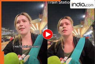 वंदे भारत पकड़ने गई विदेशी महिला को ठग ने बोला 'टिकट नकली है'! फिर स्टेशन पर हुआ हाई-वोल्टेज ड्रामा, देखे VIDEO